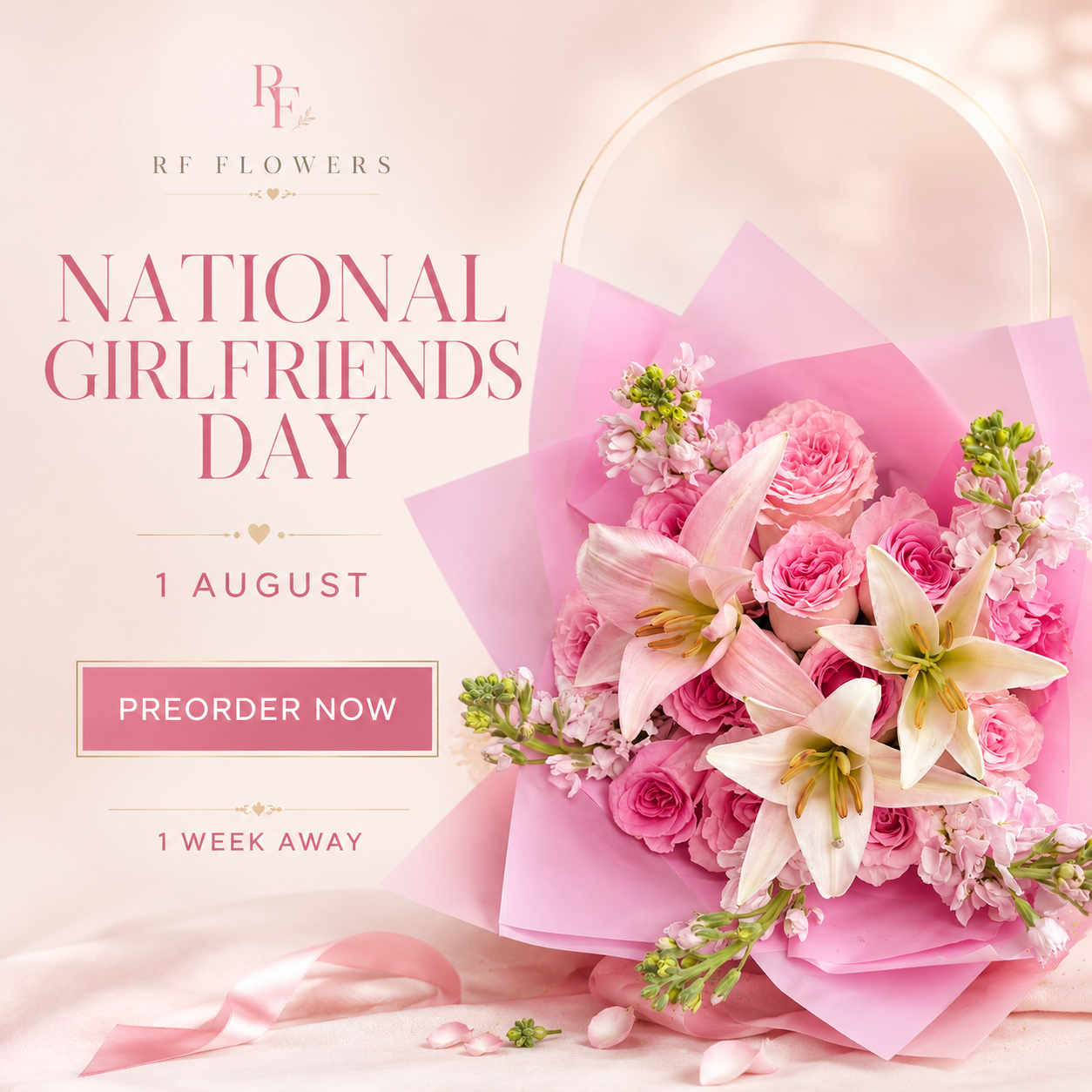 National Girlfriend Day is August 1 💕 Surprise Her with Flowers