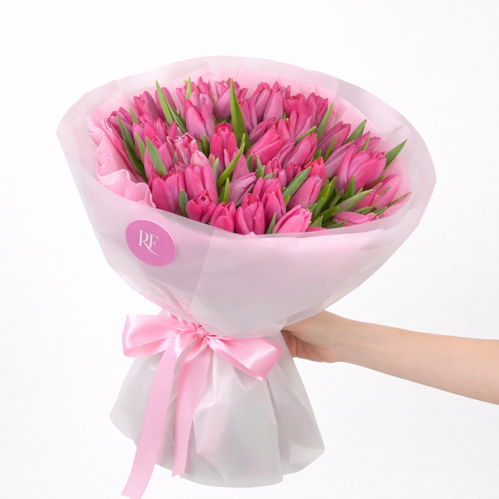 51 Pink Tulips