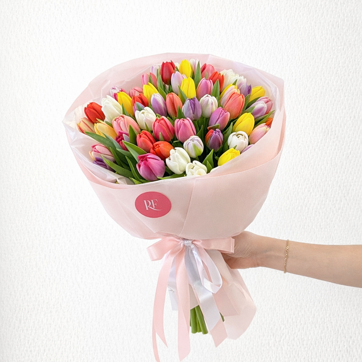 51 Mixed Tulips