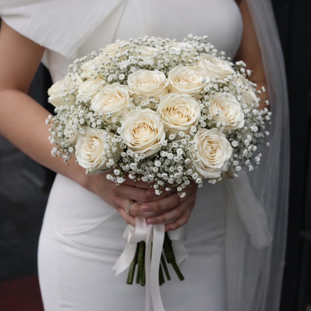 Ivory Bridal Bouquet