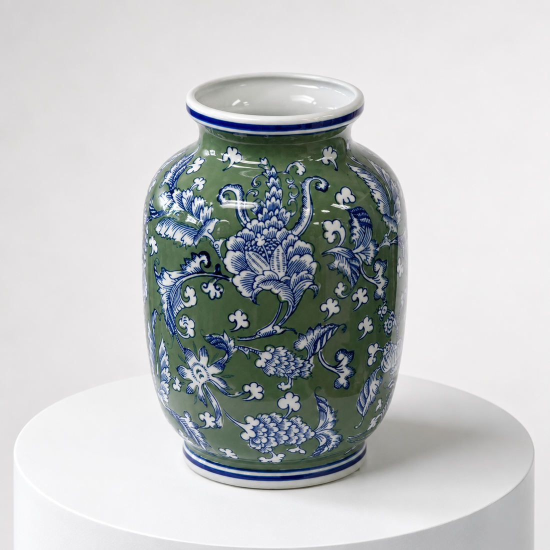 Ceramic Large Floral Vase
