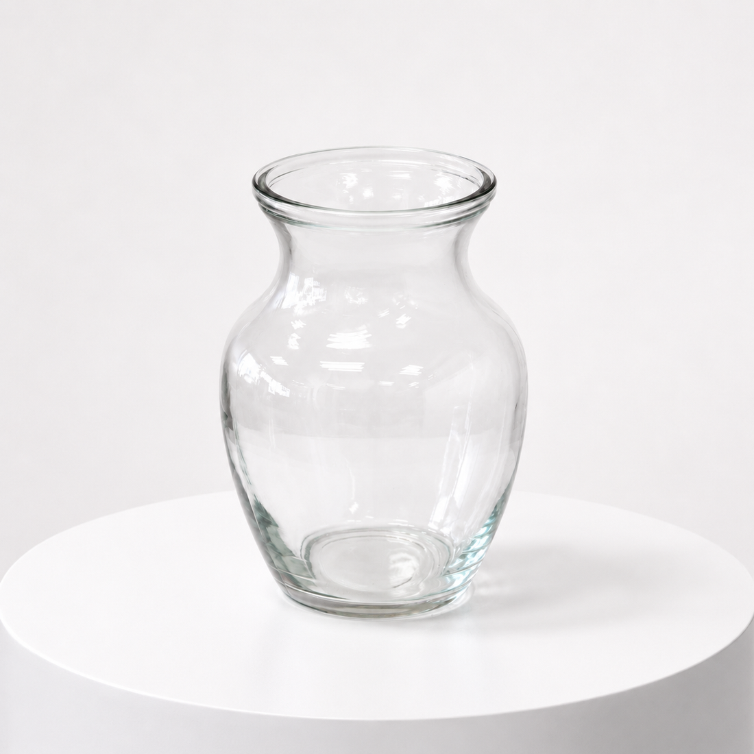 Clear Glass Vase Small