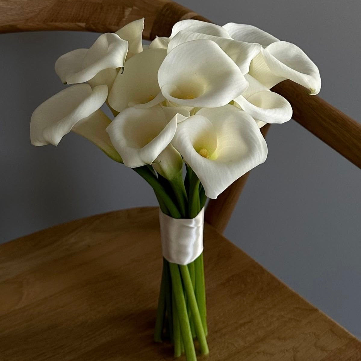 White Callas Bridal Bouquet