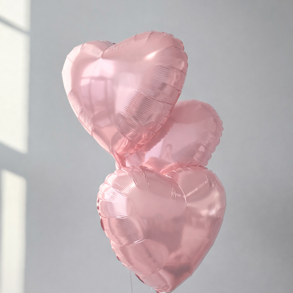 Heart Shaped Balloon (3ct)
